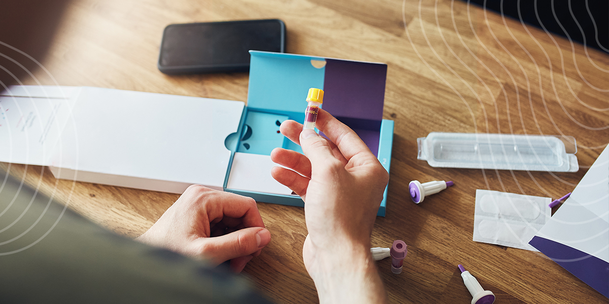 at home blood test subscription kit
